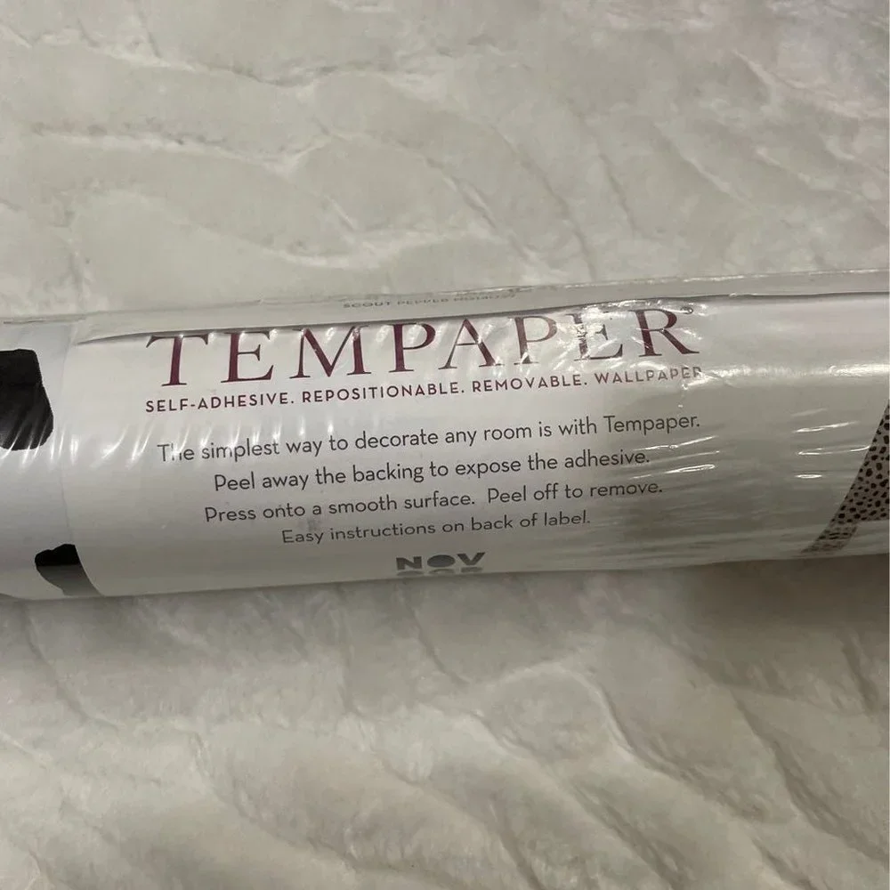 2 rolls- TEMPAPER Scout Removable Wallpaper - 2